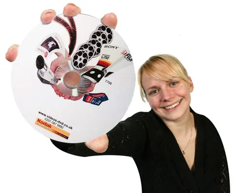 Video footage prepared as an editable AVI computer file